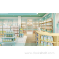 baby shop shelves and display stand